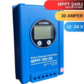 Resim Lexron 30 Amper 12V -24V Mppt Solar Şarj Kontrol Cihazı 30A 