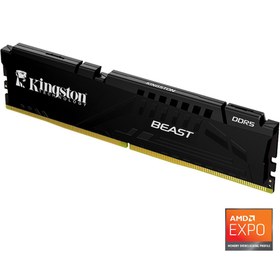 Resim Kingston KF564C32BBE\u002F16TR 16 GB DDR5 6400Mhz CL32 Beast Expo Bilgisayar Bellek 