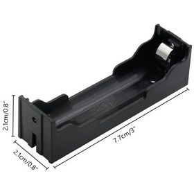 Resim 18650 Pcb Tip Pil Yuvası 1’Li 3.7V Akü Şarj Powerbank Pil Tutucu 