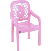 Resim Sağlam Plastik Mandella Rubi Çocuk Koltuğu Pembe (1 ADET) 