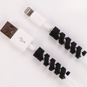 Resim 2 adet/4 adet, Çok Renkli Veri Kablosu Koruyucu Kapak, Bükülmeden Kablo Montajı Hasarını Önlemek İçin Çeşitli Veri Kablolarını ve Kablo Montajlarını Korur, Ev Depolama İçin Masa ve Çekmece Düzenleyici 