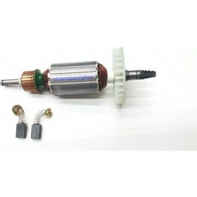 Resim Makita Tipi 9227 Polisaj Endüvi Rotor Kollektör ve Kömür 