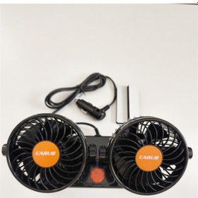 Resim 24 Volt Araç Içi Torpido Üstü Çift Fanlı Oto Vantilatör 6400609 