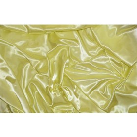 Resim Deri Saten Parlak Kumaş Açık Sarı (464631218) 