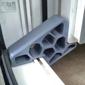 Resim Ağır Hizmet Tipi 3D Baskılı Kapı Şamandırası, İz Kilidi ile - Kaymaz Kapı Takozu, Kolay Kurulum/Çıkartma, Dayanıklı Plastik Yapı, Sağlam Taban ve Sürgülü Kapılar için Güvenlik Kilidi (Balkon, Teras, Ofis) - İç Mekan/Dış Mekan Kullanımı, Cam/Panel Kapılarla Uyumlu (Turuncu/Gri/Siyah) Ev & Profesyonel kullanım İçin, İzinli Araç şemsiyesi sistemi, Çevre Dostu Çözüm, Kapı Durdurucu Duvar Koruyucusu 