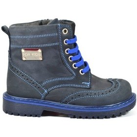 Resim Pinky Hakiki Yağlı Deri Lacivert Ortopedik Postal Erkek Çocuk Bot (452639947) Lacivert 