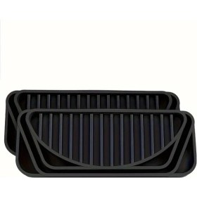 Resim Sunshine011 Siyah 2 Adet Buz Makinesi Ve Su Sebili Tepsisi, Damlama Önleyici, Sızdırmaz Kenarlı, Dayanıklı 