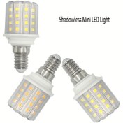 Resim 5 adet E14 / E27 Mini LED Ampul, 7W Enerji Verimli Vida Tabanlı Ampuller, 85-265V, Ayarlanabilir ve Stroboskopik Olmayan, Depo, Garaj, Kampüs, Bodrum, Yemek Odası ve Ev Kullanımı için İdeal 