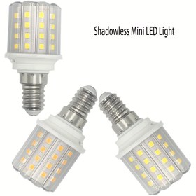 Resim 5 adet E14 / E27 Mini LED Ampul, 7W Enerji Verimli Vida Tabanlı Ampuller, 85-265V, Ayarlanabilir ve Stroboskopik Olmayan, Depo, Garaj, Kampüs, Bodrum, Yemek Odası ve Ev Kullanımı için İdeal 