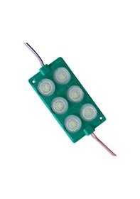 Resim 24v Modul Lamba 6-ledli Camlı Yeşil 75 40 Mm 