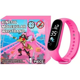 Resim Sunshine022 Pembe Elektronik Spor Bileklik, Dokunmatik Ekranlı Unisex Kol Saati Diğer 