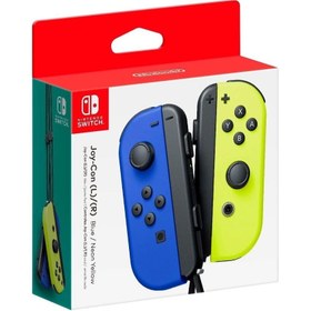 Resim Nintendo Switch Joy-con Mavi Sarı Joycon 