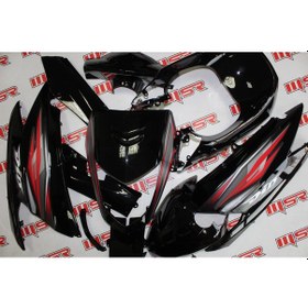 Resim Honda Beat Kaporta Seti Siyah 10 Parça 