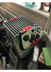 Resim Opencart Xbox Series X Kulaklık / Kumanda Tutucu Remıx Sadece Plastik Aparattır 