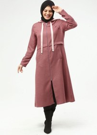 Resim Kapşonlu Kap Pembe | 90143 - 52 / Pembe 