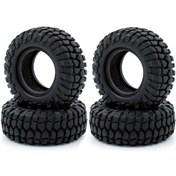 Resim Geekyou 1/24 Axial Scx24 Rc Araçlar İçin 4 Adet Kauçuk Lastik Seti, C10 & Axı00002 Modellerine Uygun 