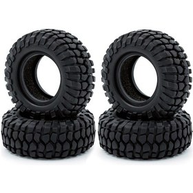 Resim Geekyou 1/24 Axial Scx24 Rc Araçlar İçin 4 Adet Kauçuk Lastik Seti, C10 & Axı00002 Modellerine Uygun 