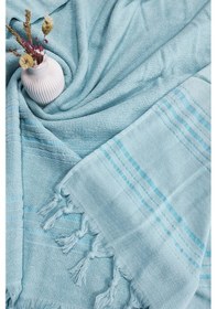 Resim Tek Yüzlü Pamuk Havlu Peştemal - Mint Mint Yeşili 