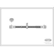 Resim CORTECO 19032280 Fren Hortumu Arka Land Rover Freelander 1.8 16V 4X4 98- (270Mm) SHB100961 (WR875861) 