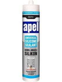 Resim 30 Adet Apel Genel Amaçlı Silikon Şeffaf 250 Ml 