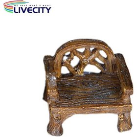 Resim Lebihmurah 2192 Peri Bahçe Bankı Dekoratif Sandalye Dıy Aksesuarları 