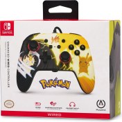Resim PowerA Nintendo Switch Oyun Kolu Lisanslı Pokémon Pikachu Vs. Meowth 