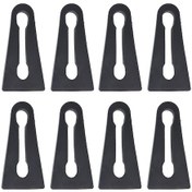 Resim Araba Ses Yalıtımı Damperi Kapı Kilidi Tampon Yalıtımı Sönümleme Vw Touran 1 T 2003 2004 2005 2006 2007 2008 2009 2010 - 2015 8pcs 