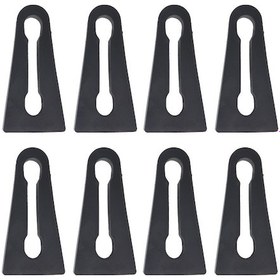 Resim Araba Ses Yalıtımı Damperi Kapı Kilidi Tampon Yalıtımı Sönümleme Vw Touran 1 T 2003 2004 2005 2006 2007 2008 2009 2010 - 2015 8pcs 