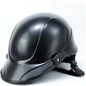 Resim Monero Jokey Kask Siyah Motosiklet & Bisiklet Kaskı Yazlık Yarim Kask 