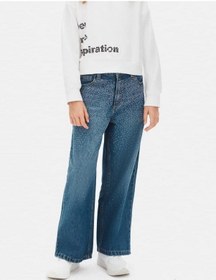Resim Nk Kids Kız Kot Pantolon 25knk59705 Mavi 
