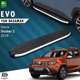 Resim S-Dizayn Dacia Duster 2 Evo Aluminyum Yan Basamak 183 Cm 2018-2023 A+ Kalite 