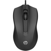 Resim HP 100 USB Kablolu Mouse Siyah 6VY96AA 