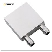 Resim Alüminyum Sıvı Su Cpu Isıtma Soğutma Bloğu 40X40Mm 