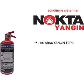 Resim Nokta Yangın 1 kg Tozlu Yangın Tüpü 
