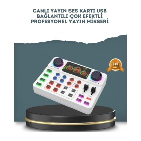 Resim MiraLive Gürültü Engelleme Özellikli Canlı Yayın Ses Kartı 