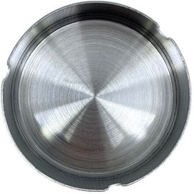 Resim Paslanmaz Çelik Yuvarlak Metal Küllük - Lüks Fırçalanmış Tasarım 10 Cm 