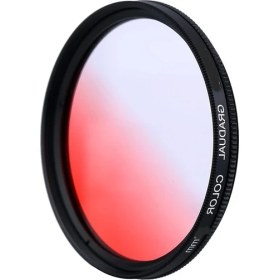 Resim Dhd Nikon 18-140mm Lens için 67mm Kademeli Degrade Red Kırmızı Efekt Filtre 