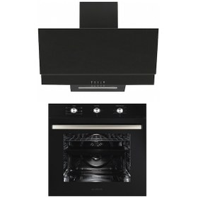 Resim Alveus Mimoza MFA 614 - MOD F17 Siyah Ankastre Set 