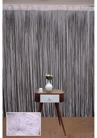 Resim Düz İp Perde 180 Cm En 280 Cm Boy Beyaz Renk Hazır İp Perde Beyaz 