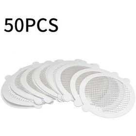 Resim Dashanshop 50 Adet Duş Gideri Tıkanıklık Önleyici Saç Tutucu Filtre Çıkartma Seti Mutfak Banyo Aracı 