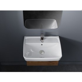 Resim Turkuaz Seramik Cerastyle (Duru) Mobilya Uyumlu Lavabo 40 x 60 