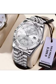 Resim OLEVS Datejust, klasik zarafet tanımını ÇELİK yeni sezon lüx erkek kol saati 