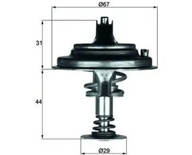 Resim Mahle TX2680D1 Termostat A0042033975 