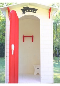 Resim Mandu Ahşap Soyunma Kabini Xl Kırmızı 