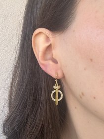 Resim Çivi Model Küpe 