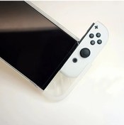 Resim Gaojunshop01 Switch Oled Taşınabilir Ayrılabilir Toz Geçirmez Yumuşak Koruma Kılıfı Semitrans Parent 