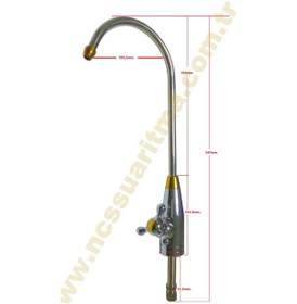 Resim Ro Su Arıtma Musluğu Deveboynu Gold Yıldız Altın 