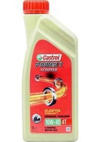 Resim Castrol Power 1 Scooter 10W-40 4T Motosiklet Yağı 1 L 