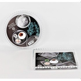 Resim Sunum Tepsisi Boncuklu Dikdörtgen Royaleks-ams-002 Asorti 