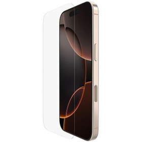 Resim Belkin OVA159HQ ScreenForce TemperedGlass iPhone 16 Pro Uyumlu (Kolay Hizalama Tepsili) Ekran Koruyucu 